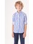 Regular Fit Yaka Düğmeli Lacivert Erkek Çocuk Gömlek GM23Y231169_D39 5