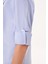 Regular Fit Yaka Düğmeli Mavi Çocuk Gömlek GM23Y231162_D35 5