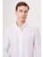 Regular Fit Paşa Yaka Beyaz Erkek Gömlek GM23Y231163_D01 3
