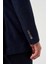 Comfort Fit Mono Yaka 6 Drop Lacivert Erkek Yün Ceket PCK23K23201_D39 4