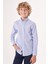 Regular Fit Yaka Düğmeli Lacivert Çocuk Erkek Gömlek GM23Y231164_D39 1