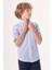 Regular Fit Yaka Düğmeli Lacivert Çocuk Erkek Gömlek GM23Y231164_D39 3