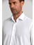 Erkek Beyaz Regular Fit Pötikare Gömlek GM23K232095_D01 4