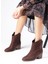 Alessia Western Kahverengi Topuklu Kadın Bot 4
