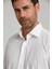 Regular Fit Beyaz Cepli Klasik Erkek Gömlek GMKLS092230020_D01 4