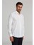 Regular Fit Beyaz Cepli Klasik Erkek Gömlek GMKLS092230020_D01 5