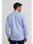 Regular Fit İtalyan Yaka Mavi Erkek Gömlek PLTG009_D35 2