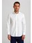Modern Fit Yarım İtalyan Yaka Beyaz Klasik Erkek Gömlek GMARS0422302101_D01 1