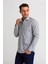 Regular Fit Gri İtalyan Kumaş Erkek Gömlek GM23K232038_D55 5