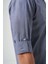Regular Fit Kol İçi Apoletli Gri Basic Erkek Gömlek GM23K232028_D55 4