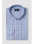 Regular Fit Paşa Yaka Mavi Basic Spor Erkek Gömlek GM23K232010_D35 5