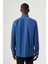 Regular Fit Paşa Yaka Mavi Basic Erkek Gömlek GM23K232022_D35 2