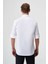 Regular Fit Kol İçi Apoletli Beyaz Basic Erkek Gömlek GM23K232060_D01 2