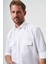 Regular Fit Kol İçi Apoletli Beyaz Basic Erkek Gömlek GM23K232060_D01 5