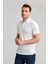 Merserize Pike Polo Yaka Beyaz Pamuk T-Shirt TS24Y24105_D01 4