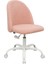 Curve Çalışma Sandalyesi - Pembe 61X58,5X81,5-91 cm 2