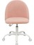 Curve Çalışma Sandalyesi - Pembe 61X58,5X81,5-91 cm 3