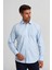 Regular Fit Paşa Yaka Düğmeli Açık Mavi Pamuk Erkek Gömlek GMCZG3PS22400003_D33 1