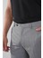 Gri Yün Flanel Regular Fit Klasik Erkek Pantolon PPNK23K23201_D55 5