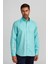 Regular Fit Paşa Yaka Düğmeli Haki Pamuk Erkek Gömlek GMOK3PS22400001_D49 1