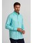 Regular Fit Paşa Yaka Düğmeli Haki Pamuk Erkek Gömlek GMOK3PS22400001_D49 5