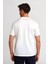 Süprem Kumaş O Yaka Beyaz Erkek T-Shirt TSNOS24Y24101_D01 2