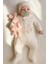 Tuem Baby Pretty Girl Fermuarlı Pamuklu Şapkalı Desenli Beyaz Kız Bebek Tulum 0-3 Ay/ 3-6 Ay / 6/9 Ay 1