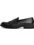 Deri Siyah Kadın Loafer FW0FW08971BDS 2
