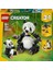 Creator 3 Ü 1 Arada Vahşi Hayvanlar: Panda Ailesi 31165-8 Yaş ve Üzeri Çocuklar Için Orka Veya Penguene Dönüşen Oyuncak Yapım Seti, Doğum Günü Hediyesi (626 Parça) 2