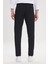 Erkek Siyah Kanvas Slim Fit Dar Kesim Yan Cep Chino Pantolon 7