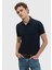 Siyah Düz Polo Yaka T-Shirt 1