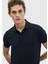 Siyah Düz Polo Yaka T-Shirt 3