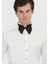 Beyaz Düz Slim Fit Duble Manşet Ata Yaka Smokin Gömlek 3