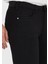 Siyah Düz Örme Slim Fit Casual Pantolon 3