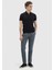 Haki Çizgili Dokuma Jogging Fit Casual Pantolon 1