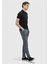 Haki Çizgili Dokuma Jogging Fit Casual Pantolon 2