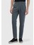 Haki Çizgili Dokuma Jogging Fit Casual Pantolon 3