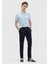 Lacivert Düz Dokuma Jogging Fit Casual Pantolon 1