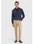 Safran Düz Dokuma Slim Fit Casual Pamuk Karışımlı Pantolon 1