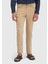 Safran Düz Dokuma Slim Fit Casual Pamuk Karışımlı Pantolon 3