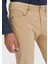 Safran Düz Dokuma Slim Fit Casual Pamuk Karışımlı Pantolon 4