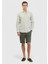 Açık Gri Baskılı Casual Fit Dokuma Casual %100 Pamuk Gömlek 1
