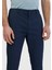 Lacivert Düz Dokuma Jogging Fit Casual Pamuk Karışımlı Pantolon 3