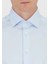 Açık Mavi Düz Regular Fit Dokuma Klasik %100 Pamuk Gömlek 4
