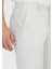 Açık Gri Düz Dokuma Jogging Fit Casual Pantolon 3