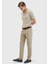 Vizon Düz Dokuma Regular Fit Casual Pantolon 3