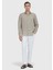 Vizon Düz Casual Fit Dokuma Casual %100 Keten Gömlek 2