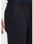 Lacivert Düz Örme Jogging Fit Casual Pantolon 3