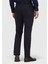 Lacivert Düz Örme Jogging Fit Casual Pantolon 4