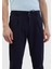 Lacivert Düz Dokuma Jogging Fit Casual Pantolon 3